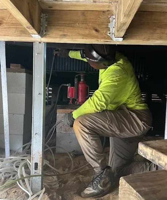 crawlspace structural adjustment